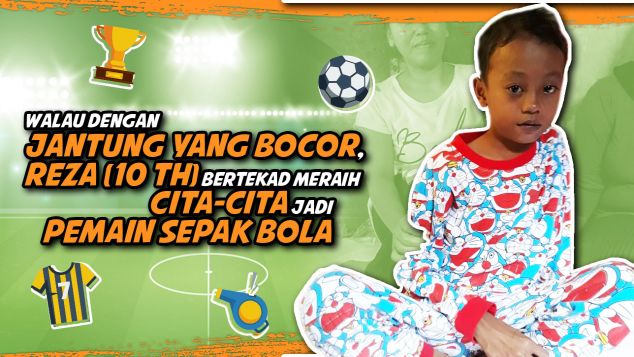 Bantu Reza Sembuh agar bisa Kembali Sekolah