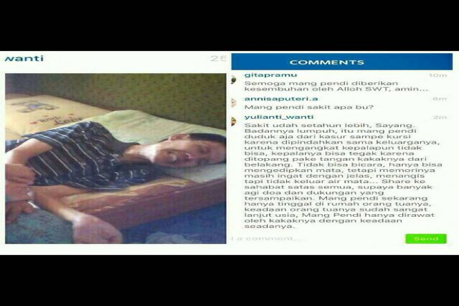 #HelpMangPendi - Pembantu Sekolah yang Lumpuh