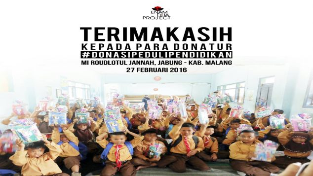 100 Sepatu & Tas Untuk MI Roudlotul Jannah Malang