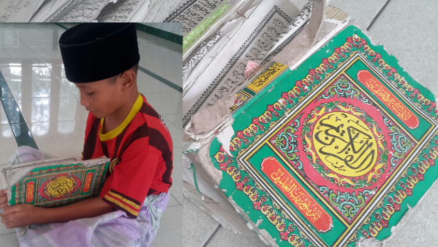 Donasi Al-Quran Baru untuk adik-adik di Desa