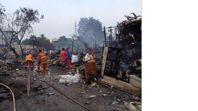 Bantuan untuk Rumah KOPAJA yang Terbakar