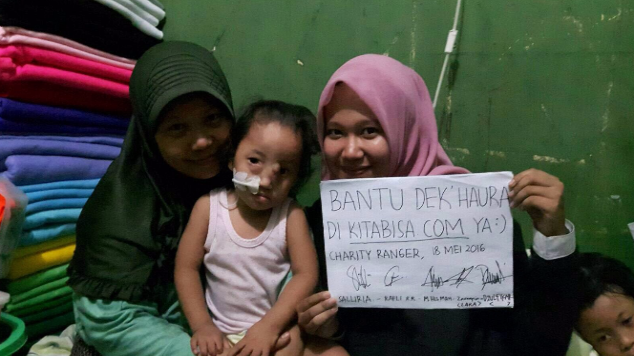Dukung Haura Melawan Tumor Mata!
