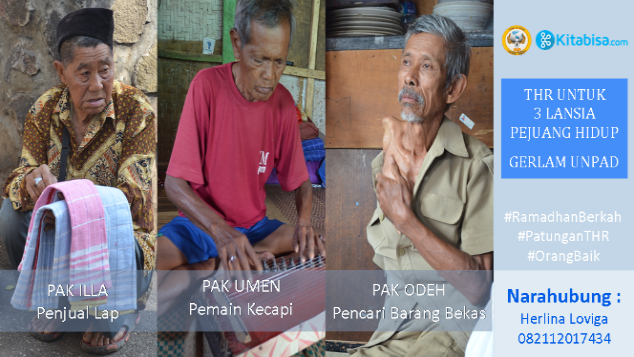 #PatunganTHR Untuk 3 Lansia Pejuang Gerlam Unpad