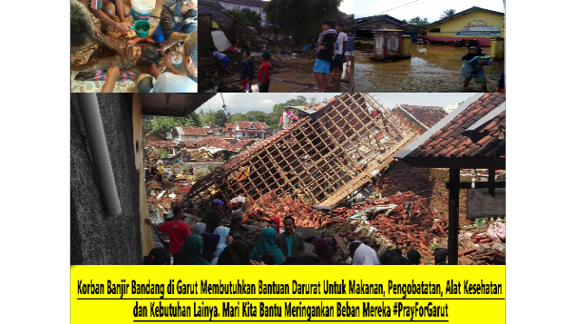 KORBAN BANJIR BANDANG GARUT BUTUH KITA
