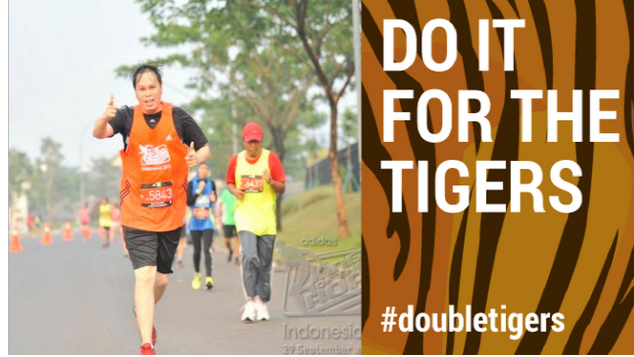 #DoubleTigers - race 21Km untuk Harimau Sumatera