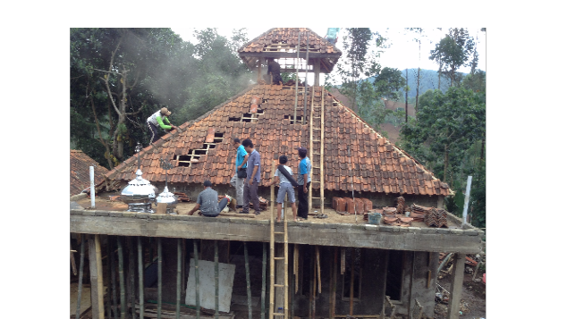 Masjid di pinggir hutan Arcamanik butuh Donasi
