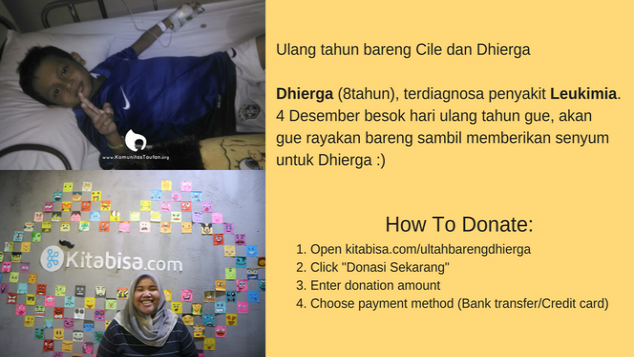 Merayakan ulang tahun bareng Cile dan Dhierga
