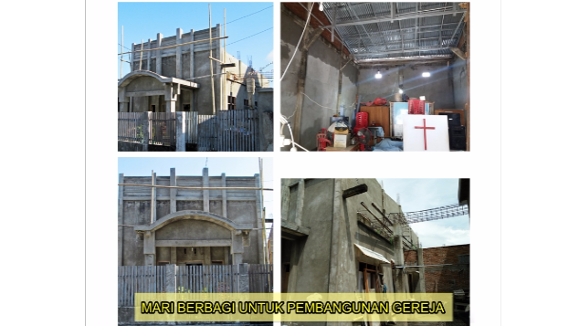 Mari Berbagi Untuk Pembangunan Gereja