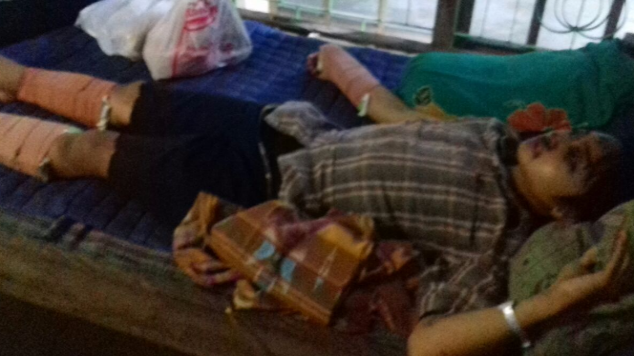 Fuad; patah tulang dan tak memiliki biaya berobat