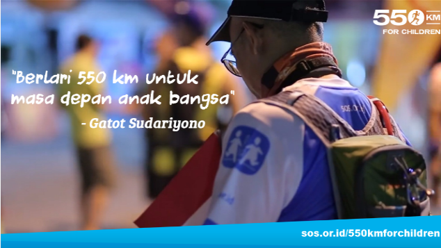 550 Km Berlari Untuk Anak-Anak