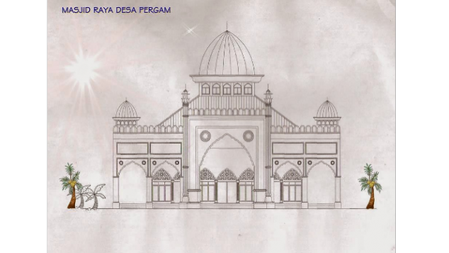 sedekah pembangunan masjid pergam