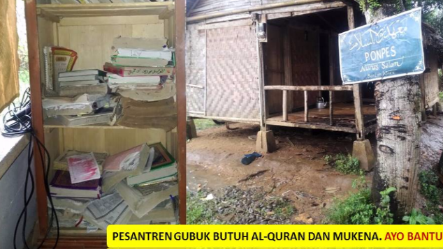 Pesantren Gubuk Bambu Butuh Al-Qur'an dan Mukena
