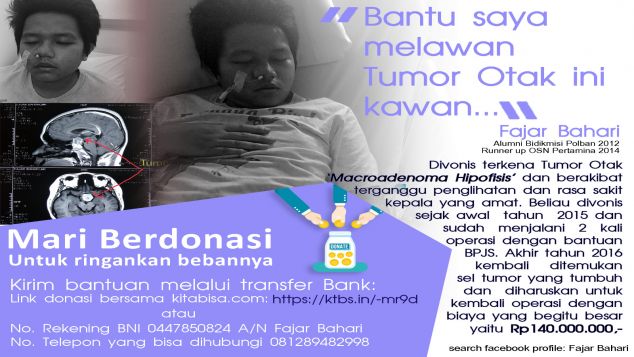 SUPPORT FAJAR (POLBAN) MELAWAN TUMOR OTAK