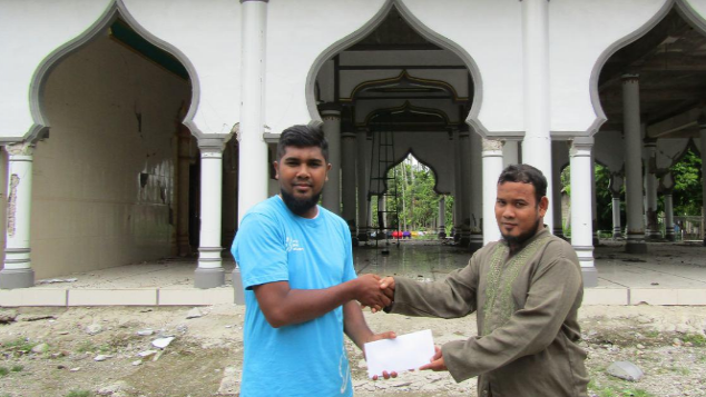 Masjid Baitus Sa'adah Roboh akibat Gempa 2016