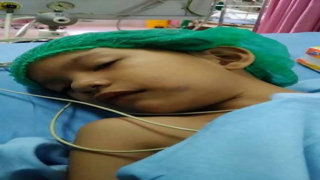 Aura butuh biaya operasi jantung ke luar negeri