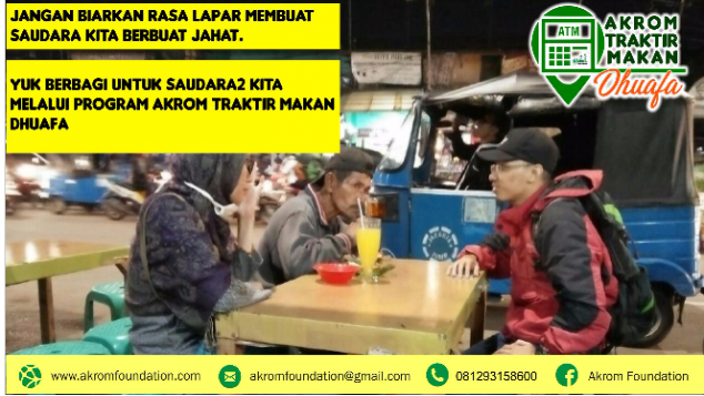 AKROM TRAKTIR MAKAN (ATM) DHUAFA