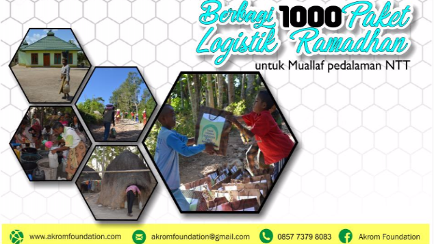 BANTUAN LOGISTIK RAMADHAN untuk muallaf Pedalaman