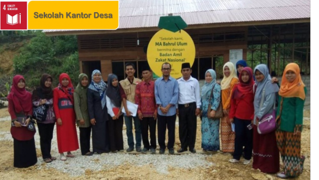 Sekolah di Kantor Desa