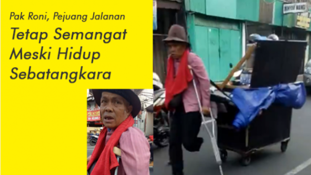 Kado Spesial untuk Pak Roni, Pejuang Jalanan