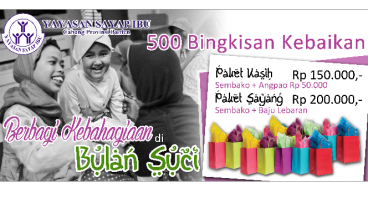 Bingkisan Kebaikan untuk 500 Anak Disabilitas