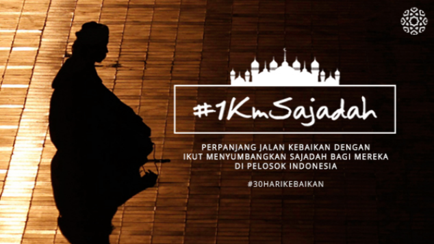 1KM Sajadah untuk Masjid di Pelosok