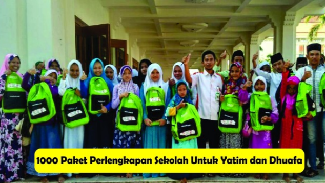 Tas Sekolah Untuk 1000 Anak Yatim dan Dhuafa