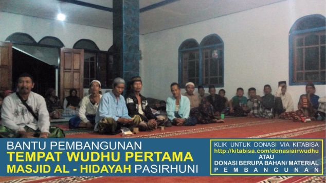 Ayoo Bantu Membangun Tempat Wudhu Masjid Ini