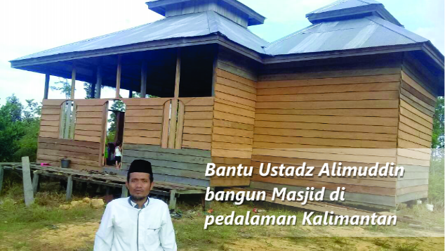 Bangun Masjid Dusun Basomek, Pedalaman Kalimantan