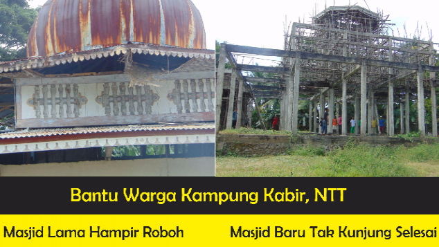 12 Tahun Pembangunan Masjid Tak Kunjung Selesai
