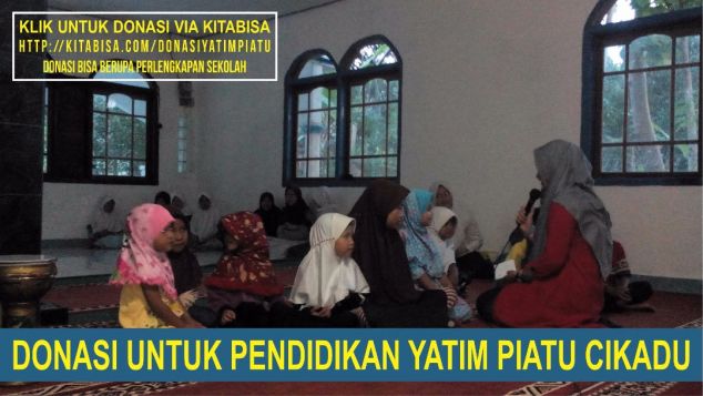 Bantu Pendidikan Yatim Piatu Cikadu