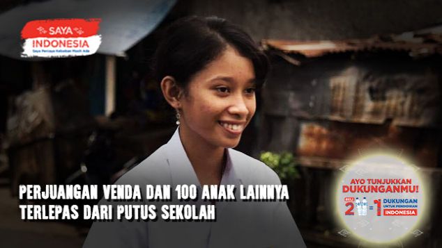 Bantu Venda & 100 Temannya Lanjut Sekolah
