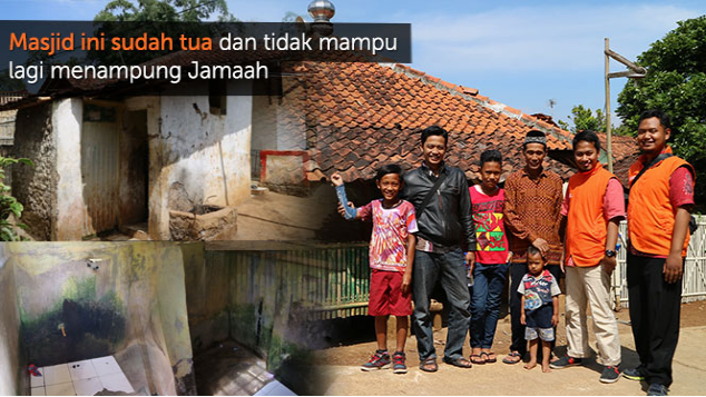 Renovasi Masjid Assadiyah di kampung terpencil