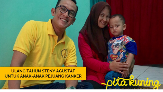Ultah Steny Agustaf untuk Anak-Anak Pejuang Kanker