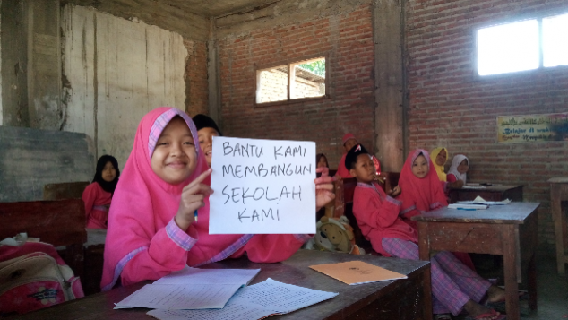Bantu Pembangunan Sekolah Kami yang Terhenti