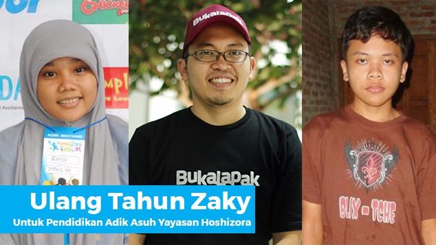 Ulang Tahun Zaky untuk Adik-Adik Binaan Hoshizora