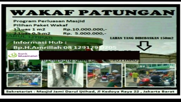 Galang Dana Wakaf Umat