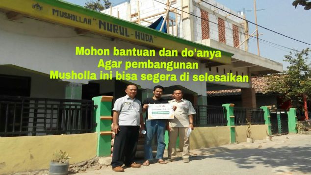 Bantu kami menyelesaikan pembangunan musholla