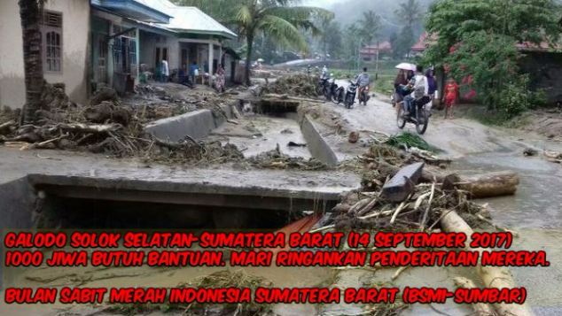 1000 KORBAN GALODO SOLOK SELATAN BUTUH BANTUAN