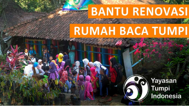Donasi Renovasi Rumah Baca Tumpi