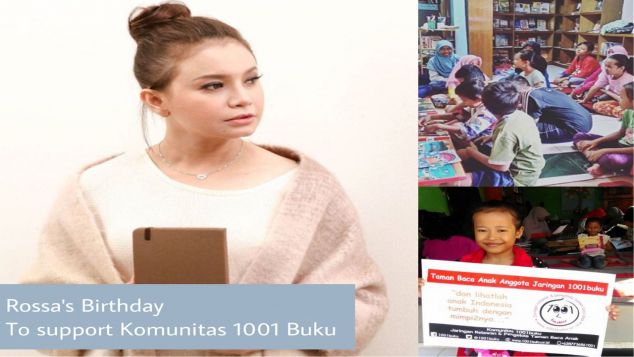 Ulang Tahun Rossa Support Komunitas 1001buku