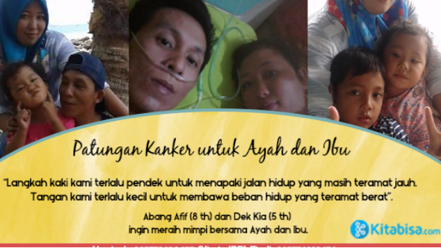 Patungan Biaya Kanker untuk Ayah dan Ibu