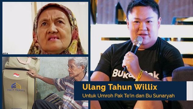 Ultah Willix untuk Umrah Pak Te'in & Bu Sunaryah