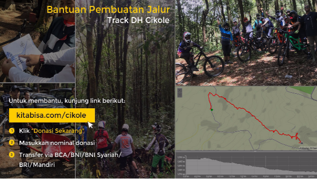 Pembuatan Jalur DH Cikole Bersama