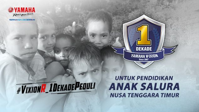 1 Dekade Vixion untuk Anak-Anak Pulau Salura, NTT