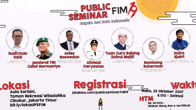 Pendaftaran Public Seminar FIM 19