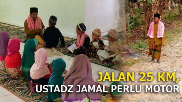 JALAN 25 KM, USTADZ JAMAL PERLU MOTOR