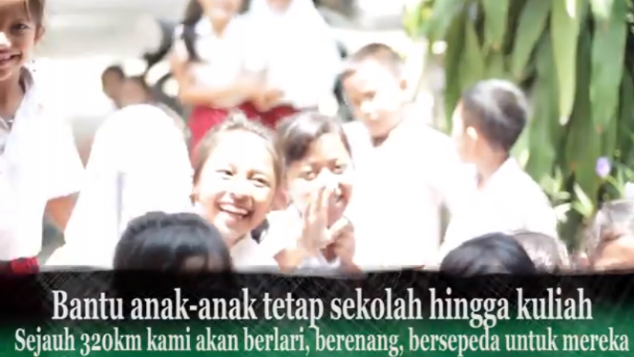 Triathlon-Marathon Agar Anak-Anak Tetap Sekolah