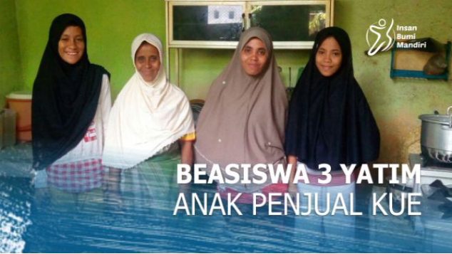 BEASISWA 3 YATIM, ANAK PENJUAL KUE