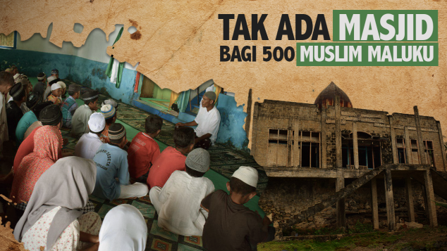 Membangun Masjid Pertama di Halmahera Utara