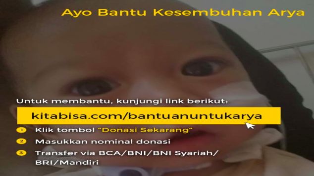 Bantu Kesembuhan Arya
